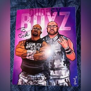 Dvon Dudley autograph wwe ecw tna